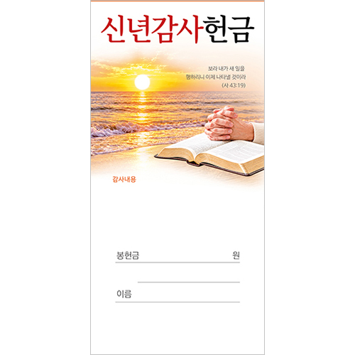 신년감사헌금봉투 26-1 (1속 100장)