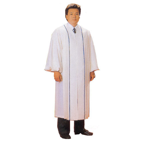 *목회자가운(하복)<font color=blue><b>[앞단 파랑색라인 2줄]</b></font>